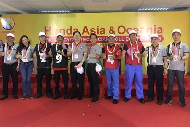 Đội thi Honda Việt Nam tiếp tục gặt hái thành công tại Hội thi Kĩ thuật viên dịch vụ giỏi Châu Á – Thái Bình Dương 2018