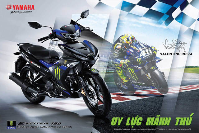 Exciter Monster Energy Yamaha MotoGP Edition – Uy lực mãnh thú