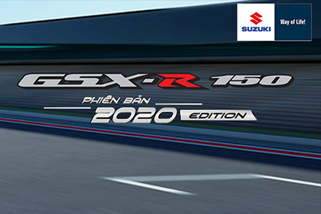 Chính thức mở bán dòng xe GSX R150 Phiên bản 2020 với 3 màu mới, tem mới thể thao và cá tính