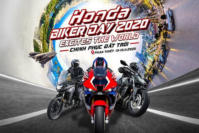 Hơn 200 khách hàng cùng Honda Việt Nam “Chinh phục đất trời” trong Đại hội Mô tô Honda – Honda Biker Day 2020
