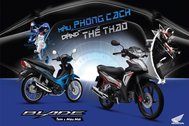Honda Việt Nam giới thiệu phiên bản mới Blade 110cc – Tem phong cách, dáng thể thao
