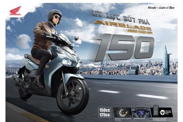 Honda Việt Nam giới thiệu phiên bản mới Honda Air Blade 150cc/125cc