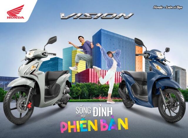 Honda Việt Nam giới thiệu phiên bản mới mẫu xe VISION 2023 – Sống đỉnh mọi phiên bản VISION 2023