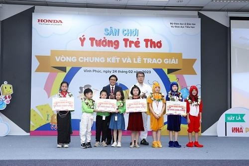 Honda Việt Nam vinh danh 30 ý tưởng xuất sắc nhất tại Vòng chung kết và Lễ trao giải Sân chơi Ý tưởng trẻ thơ lần thứ 13
