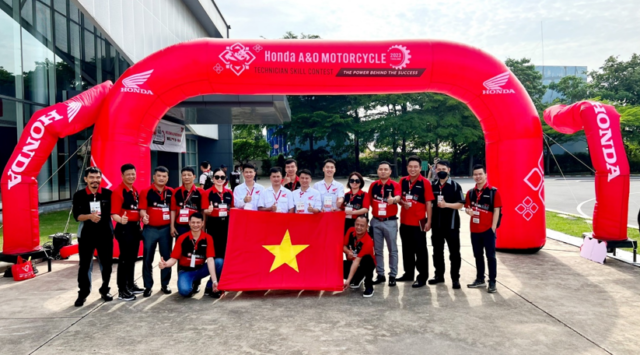 Honda Việt Nam đạt 3 giải cá nhân, 1 giải Nhất đồng đội tại Hội thi Kỹ thuật viên xuất sắc Châu Á – Châu Đại Dương 2023