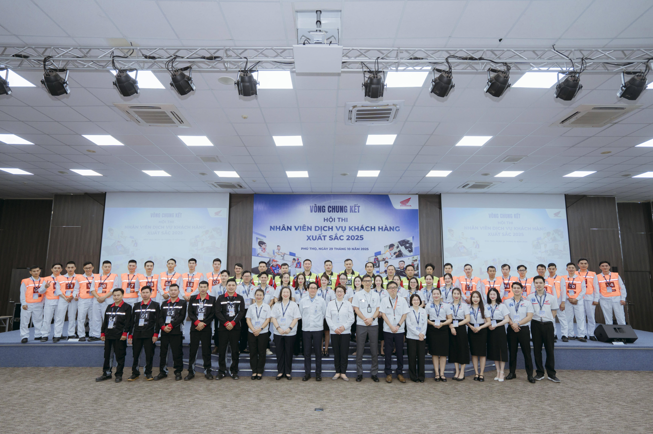 Hội thi Nhân viên Dịch vụ khách hàng xuất sắc 2025: Honda Việt Nam tiếp tục hướng tới nâng cao trải nghiệm khách hàng