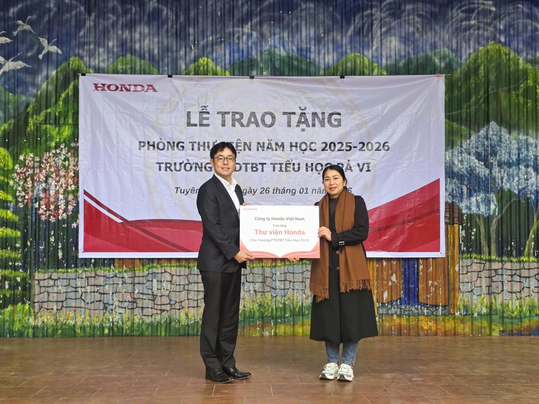 Honda Việt Nam triển khai chương trình trao tặng Thư viện Honda và Phòng máy tính cho học sinh Tiểu học năm học 2025 – 2026