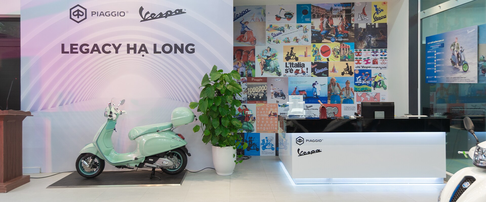 PIAGGIO LEGACY HẠ LONG CHÍNH THỨC KHAI TRƯƠNG SHOWROOM MỚI TẠI QUẢNG NINH