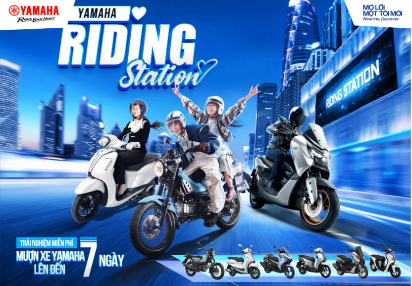 Trải nghiệm xe miễn phí lên đến 7 ngày tại YAMAHA RIDING STATION 2026