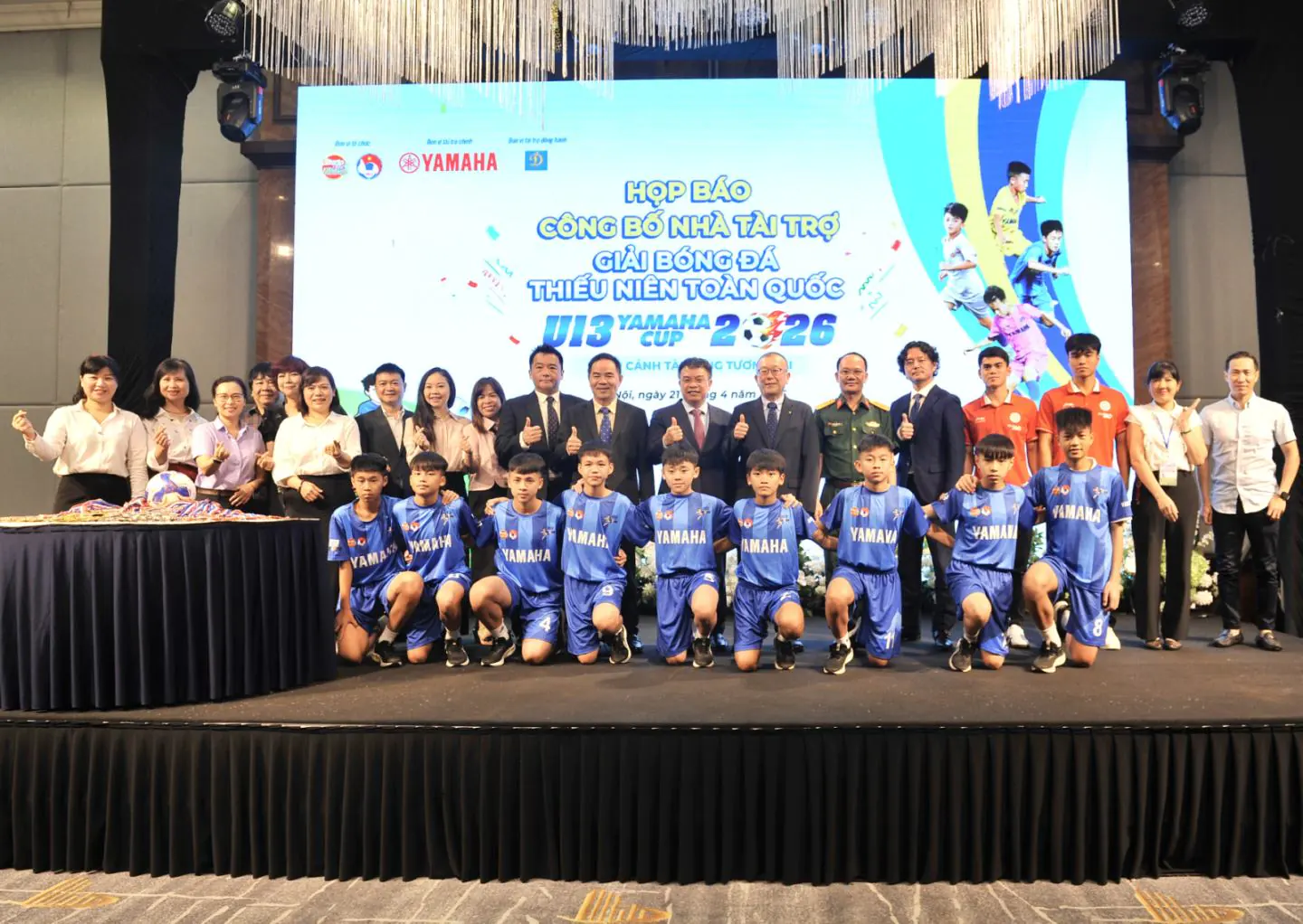 HỌP BÁO GIẢI BÓNG ĐÁ THIẾU NIÊN U13 TOÀN QUỐC YAMAHA CUP 2026 – TIẾP NỐI HÀNH TRÌNH PHÁT TRIỂN BÓNG ĐÁ TRẺ VIỆT NAM